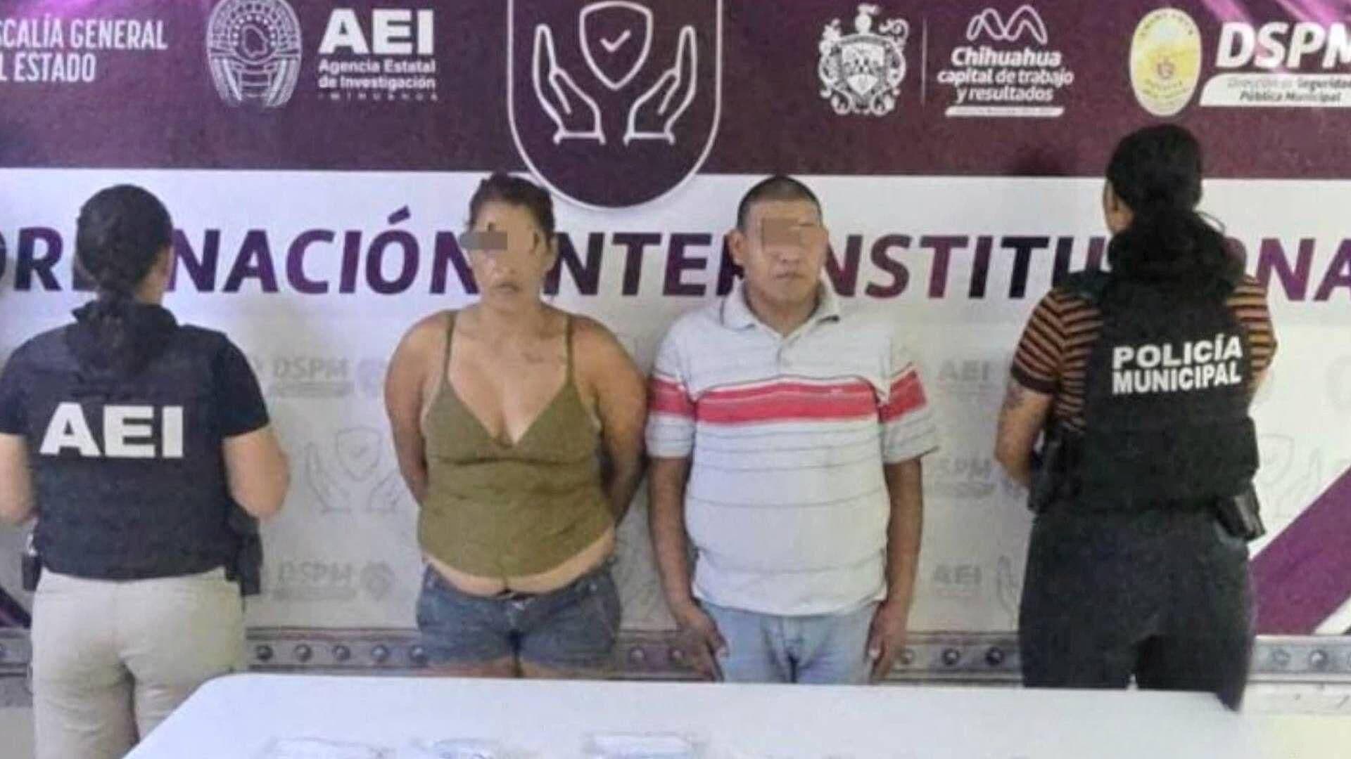 Detienen a Pareja y Aseguran Droga Tras Cateo en Chihuahua