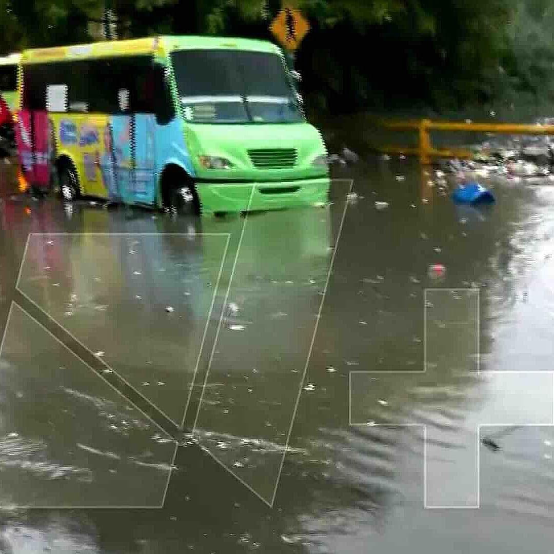 Foto | Se Desborda la Presa Becerra en Álvaro Obregón por Basura; Activan Alerta Púrpura